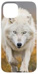 Coque pour iPhone 15 Plus Loup blanc