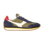 PANTOFOLA D’ORO 1886 Homme Trainer '74 Basket, Bleu/Vert/Blanc/Rouge, 40 EU