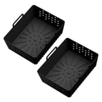 1X(2PCS Air Fryer Silicone Liners for Ninjia SL400UK/SL401 Basket Air Fryer6393