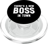 There's a New Boss in Town Kids Boss Girl Boss Funny Boss PopSockets PopGrip for MagSafe