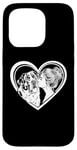 iPhone 15 Pro Saint Bernard Mom Dog Art Valentine's Day Heart Case