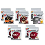 Tassimo Coffee Assorted Selection Pods - 10 Packs (128 Servings)