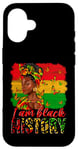 Coque pour iPhone 16 I am Black History Juneteenth celebration afro-américain