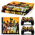 Kit De Autocollants Skin Decal Pour Console De Jeu Couleur Ps4 Fortnite Fortnite Controller, T1tn-Ps4-7236