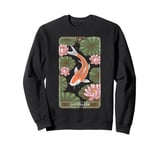 Funny Tarot Card The Healer Koi Fish Lover Spiritual Reader Sweatshirt