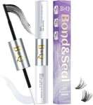 Lash Bond and Seal 10ML B&Q Eyelash Bond and Seal for Lash Clusters Long Lasting