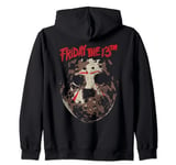 Friday the 13Th Jason Rough Mask Zip Hoodie