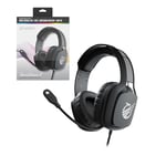 KMD Instinct Universal Wired Headset for PS5, Xbox Series X/S, Nintendo Switch & PC - Black