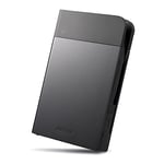 BUFFALO External HDD 2TB USB 3.0 USB 2.0 Black shock resistant HD-PZN2.0U3-B NEW