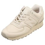 New Balance 576 Made In England Mens Fashion Trainers in Beige - 8 UK