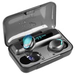 Wireless Earphones,Bluetooth 5.1 Wireless Headphones with Mic, Noise Cancelling Earbuds,65H Playtimes with Charging Case,HiFi Stereo,IPX7 Waterproof in Ear Headphones Touch Control for iPhone/Android