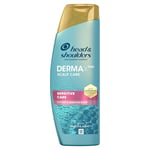 Head & Shoulders DermaXPro Sensitive Care Anti Dandruff Shampoo 300ml with Manuka Honey and Ceramide Complex. Gently Moisturises Dry Scalp and Helps Reinforce the Skin Barrier for Flake-Free Hair