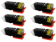 6x PGI570XL Black Compatible Ink Cartridges For Canon TS5051 TS5053 Printers