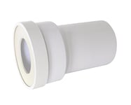 SOMATHERM FOR YOU, Pipe courte droite en plastique D100mm avec joint à lèvre néoprène pour évacuation WC - Longueur 190mm, étanchéité optimale, couleur blanche, diamètre 100mm