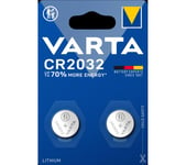 Pile bouton VARTA CR2032 Blister 2