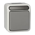 Bouton-Poussoir Merten 4074993 AQUASTAR Gris Clair