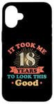 Coque pour iPhone 16 Plus Live Legend 18th years Vintage Birthday Party Celebration