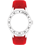 TAG Heuer Strap Connected II Perforated Silicone Red D