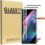 [2 delar] Härdat glas för Oppo Find X3 Pro Screen Protector 3D Full Cover Screen Protector Film