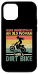 iPhone 15 Never Underestimate An Old Woman With Dirt Bike Motocross Case