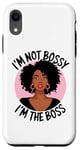 Coque pour iPhone XR Femme noire impertinente Melanine Poppin African Queen Lady Boss