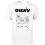 Oasis Definitely Maybe Mono Unisex T-Shirt - White - XL