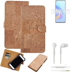 FOR Oppo A36 SMARTPHONE CASE COVER WALLETCASE CORK