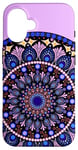 Coque pour iPhone 16 Along the Shore Mandala à pois