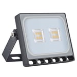 YDBET 10W LED Floodlight Sécurité extérieure Lumière Douce Blanc Brillant IP65 éclairage de sécurité extérieur étanche Lumière d'inondation Spots pour Garage Jardin