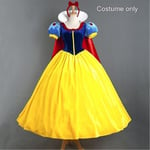 Vuxen Cosplay Klänning Snövit Flickprinsessklänning Kvinnor Vuxen Cartoon Prinsessan Snövit Halloween Party Kostym K Vuxen Kostym M