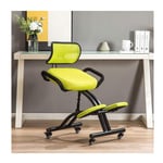 Ergonomic Kneeling Chair,Posture Correction Chair Knee Chair - Stool to Kneel for a Better Posture - Large Home Office or Desk Chair Knee Protector - Robust and Comfortable Orthope