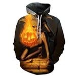 Hoodie Coat Fire Pumpkin 3D Hoodies Sweatshirts Men Tracksuits Hooded Pullover Hoodie S Hh021