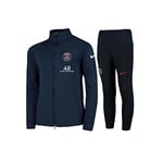 Nike PSG Y NK Dry STRKE TRK Suit K Survêtement Mixte Enfant, Midnight Navy/Midnight Navy/Midnight Navy/(White) (Full spon-plyr), FR : L (Taille Fabricant : L)