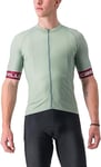 CASTELLI 4522025-346 ENTRATA VI Jersey Men's T-Shirt Defender Green/Bordeaux-Silver Gray XXXL