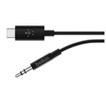 Belkin RockStar™ 3.5mm Audio Cable with USB-C™ Connector câble audio USB C 3,5mm Noir - Neuf