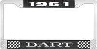 OER LF120161A nummerplåtshållare 1961 dart - svart