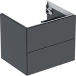 Geberit ONE 505.261.00.8 Kommod 60 x 47 cm, 2 lådor Svart