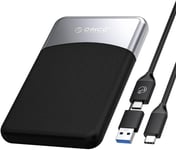 Ssd Externe 1To Avec Câble Usb C 2 En 1,Disque Dur Externe Ssd Usb 3.2 Gen 1 Jusqu'À 460 Mo/S,Ssd Portable Pour Smartphone Usb-C,Pc,Tablette,Ordinateur Portable-M25Pro