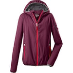 Killtec Women's Veste softshell à capuche, compressible - Trin WMN SOFTSHELL JCKT, dark rose, 42, 36865-000