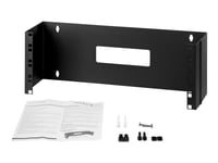 Startech.Com 4U Hinged Wall Mount Patch Panel Bracket - 6 Inch Deep - 19" Patch Panel Swing Rack For Shallow Network Equipment- 33Lbs (Wallmounth4) - Veggmonteringsbrakett - 4U - 19"