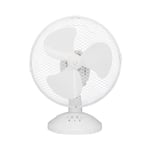 Ventilateur de table OCEANIC - 30W - Diametre 23 cm - 2 vitesses - Oscillant ...