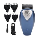 Electric Hair Clippers,Men Self-Service Hair Cutting Wireless USB Hairdressing Electric 3W 3mm/4mm/5mm/6mm,Hair Trimmer Low Noise Hair Shaver Machine Cutter Tool for Barber/Home/Travel Use (USB)