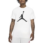 NIKE M J Jumpman SS Crew Neck Warmer Homme, White/Black, 2XL