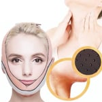 Face Lifting Tape V Face Slimming Bandage Facial Shaping Support Belt Pink