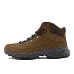 North Ridge Mens Rambler Waterproof LeatherWalking & Hiking Mid Boots - Brown - Size UK 8