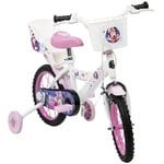 Toimsa Minnie Mouse Bicycle 14" Bike Disney Cycling Removable Stabilisers 4-6yrs