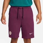 Paris Saint-Germain Träningsshorts NSW Tech Fleece - Bordeaux/Orange - Nike, storlek Large