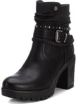 REFRESH Femme 172249 Botte de Motard, Noir, 36 EU