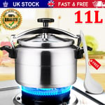 11L Aluminium Pressure Cooker Quick with Lid Latch Indicator Explosion-Proof