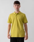 Boss Orange Passenger Mens Stretch-Cotton Slim-Fit Polo Shirt with Logo Patch - Green - Size 3XL